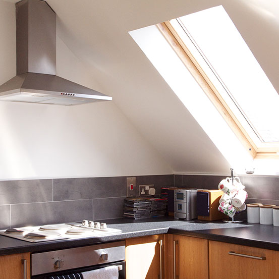 The guest kitchen at Skerryvore B&B, Iona