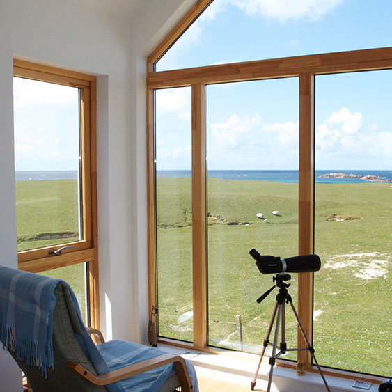 The view from Skerryvore B&B, Iona